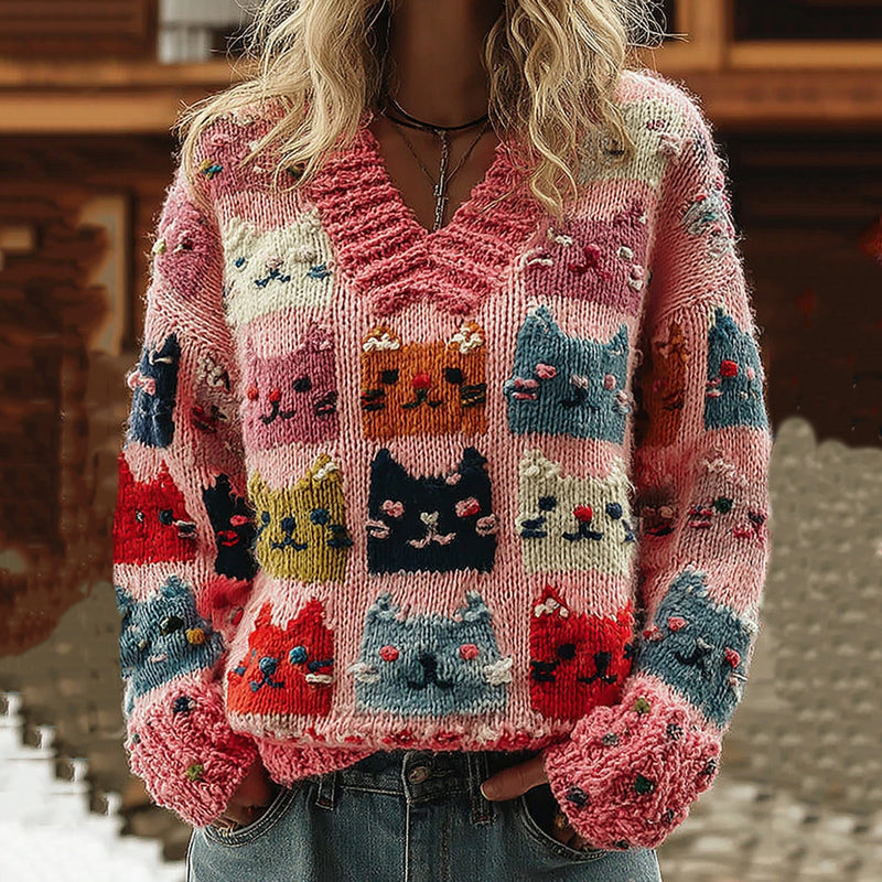 Maglione in stile vintage senza tempo