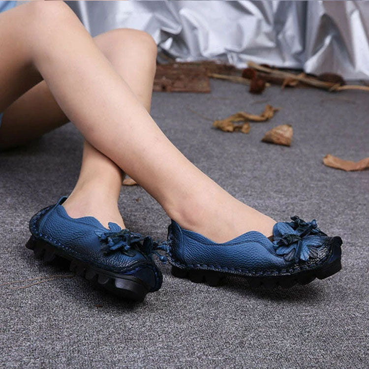 ER | Scarpe casual glamour con dettagli floreali
