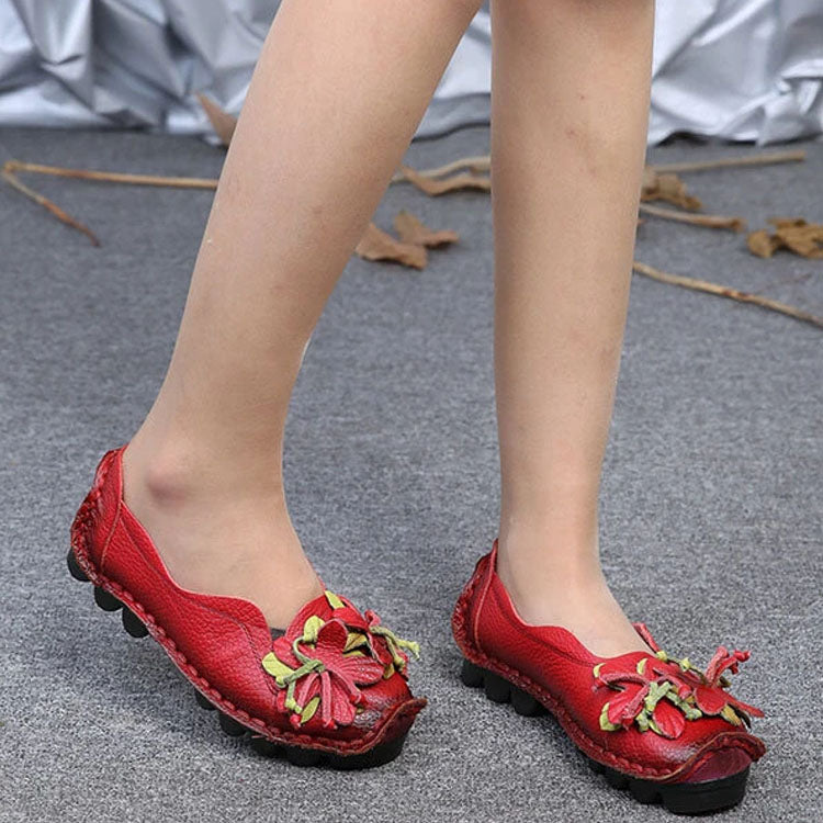 ER | Scarpe casual glamour con dettagli floreali