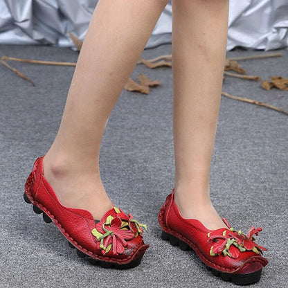 ER | Scarpe casual glamour con dettagli floreali