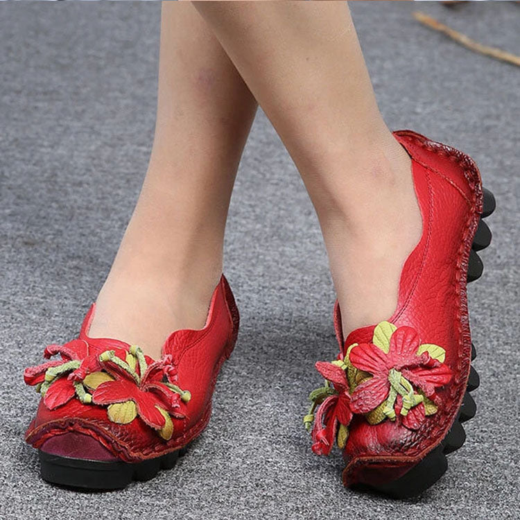 ER | Scarpe casual glamour con dettagli floreali