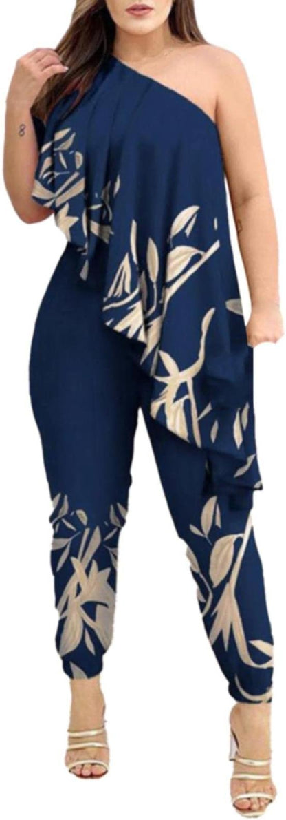 ER | Tuta asimmetrica con volant