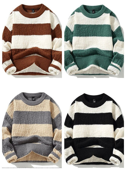 LP | Confortevole maglione largo a righe 2024