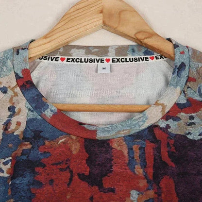 LP | Maglione con stampa astratta