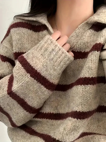 Maglione dal design curato