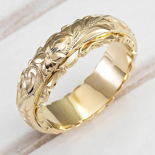 Oro Anello romantico per momenti speciali