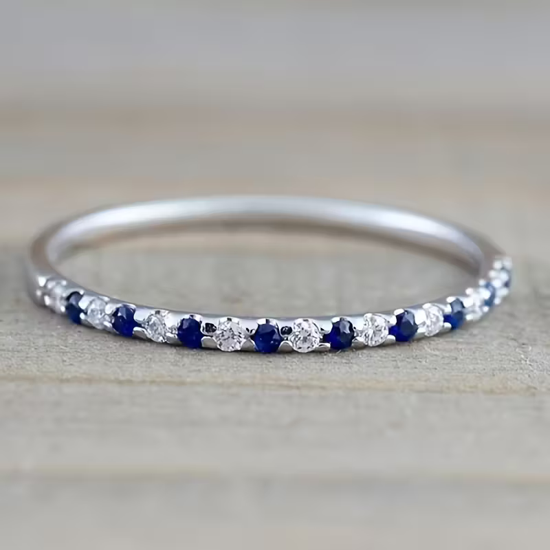 Sapphire Whisper Ring