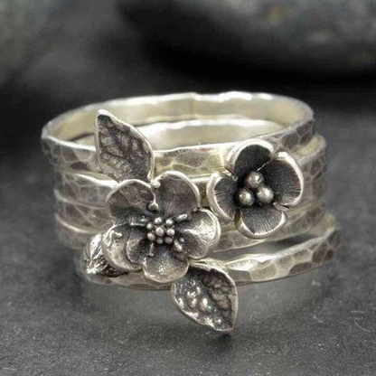 Argento Anello vintage fatto a mano