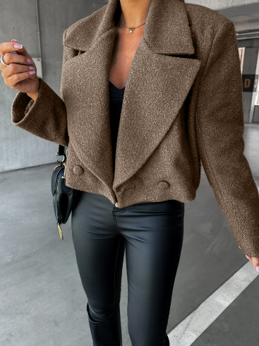 LP | Giacca lunga con bottoni e tasche