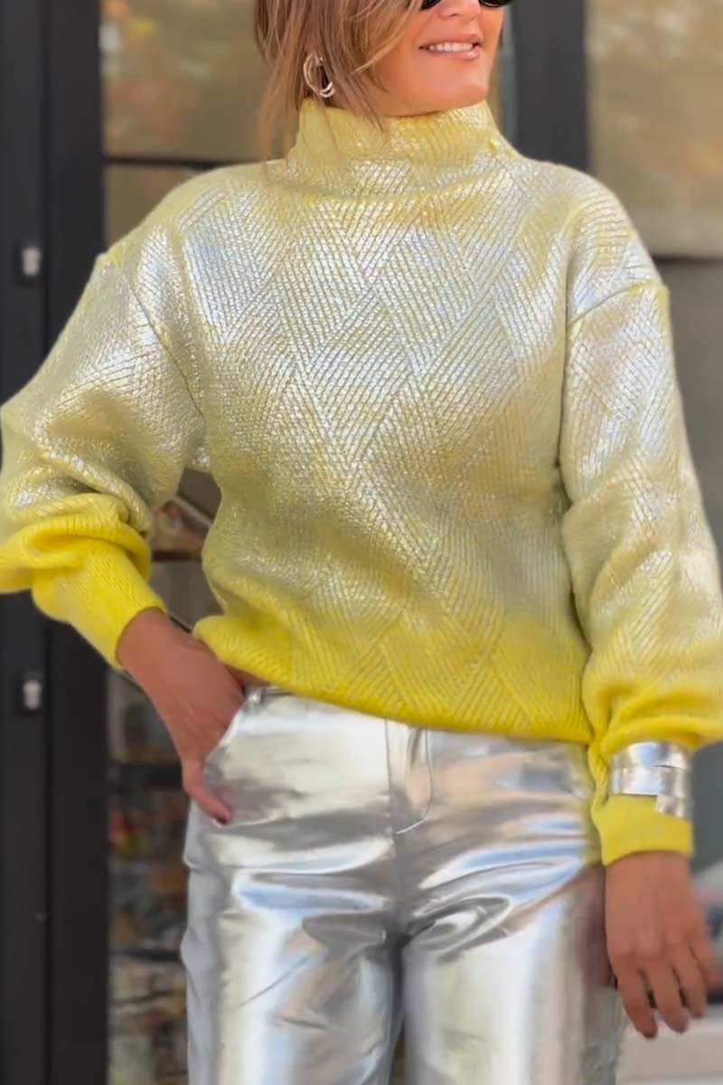 Maglione dal design curato