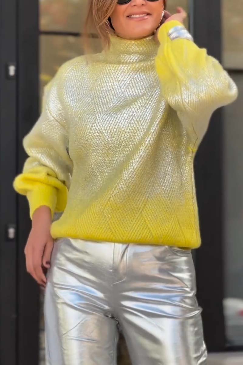 Maglione dal design curato