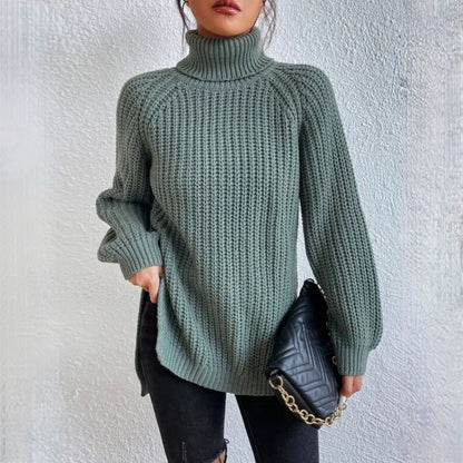 LP | Maglia dolcevita verde alla moda