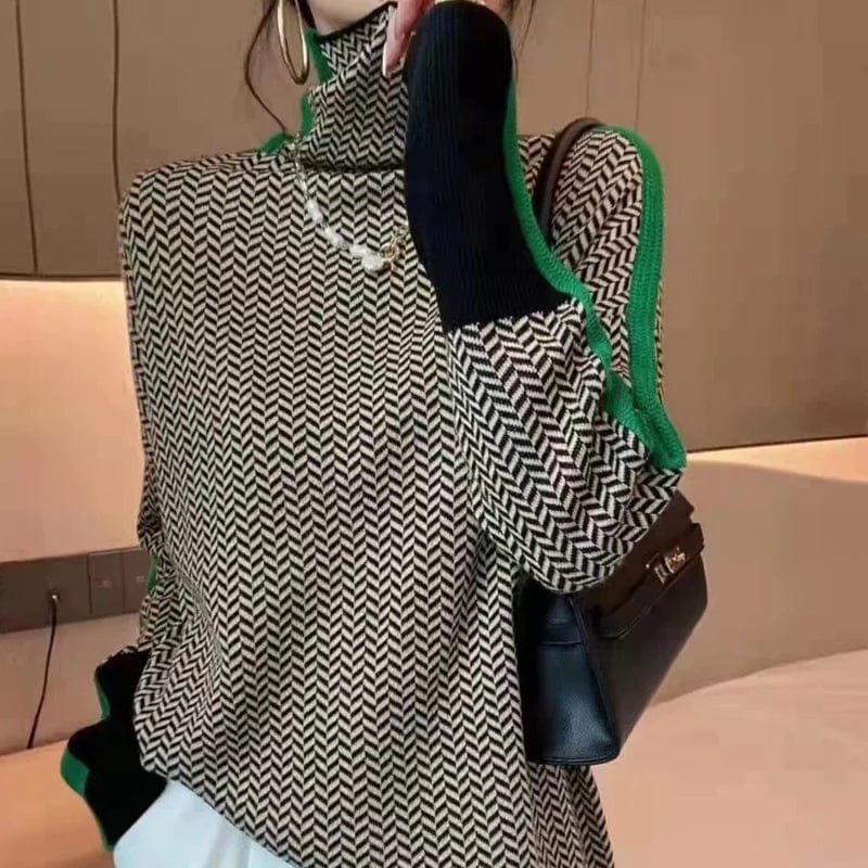 LP | Maglia con stampa geometrica