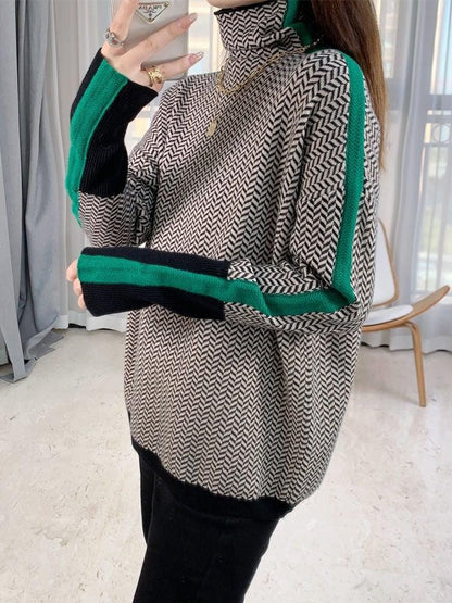 LP | Maglia con stampa geometrica