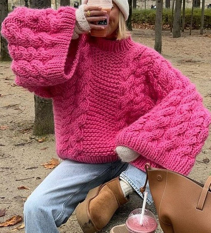 LP | MW - Maglia a maglia grossa a cavo