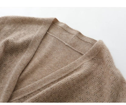 LP | Maglia in cachemire con scollo a V a croce