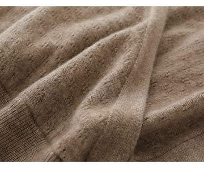 LP | Maglia in cachemire con scollo a V a croce