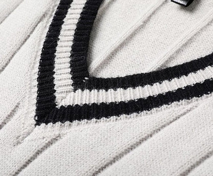 LP | Maglione a righe in maglia da uomo