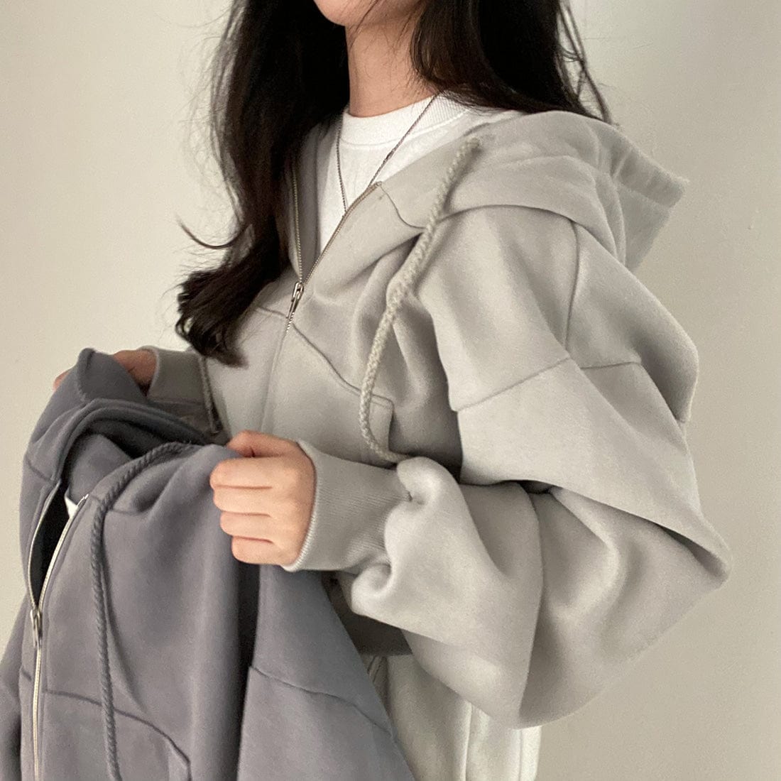 LP | Maglia casual con maniche lunghe e coulisse