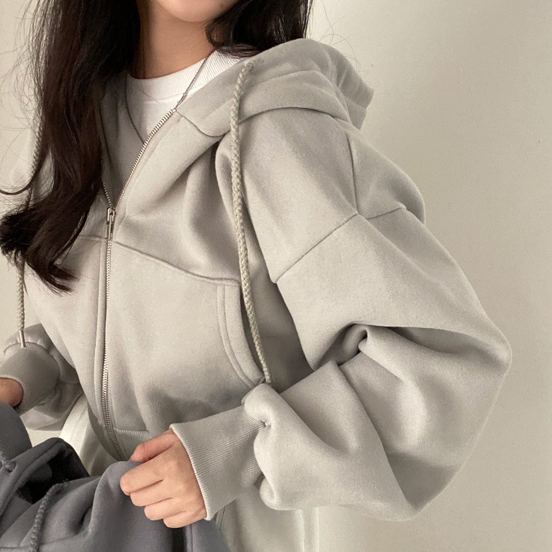 LP | Maglia casual con maniche lunghe e coulisse