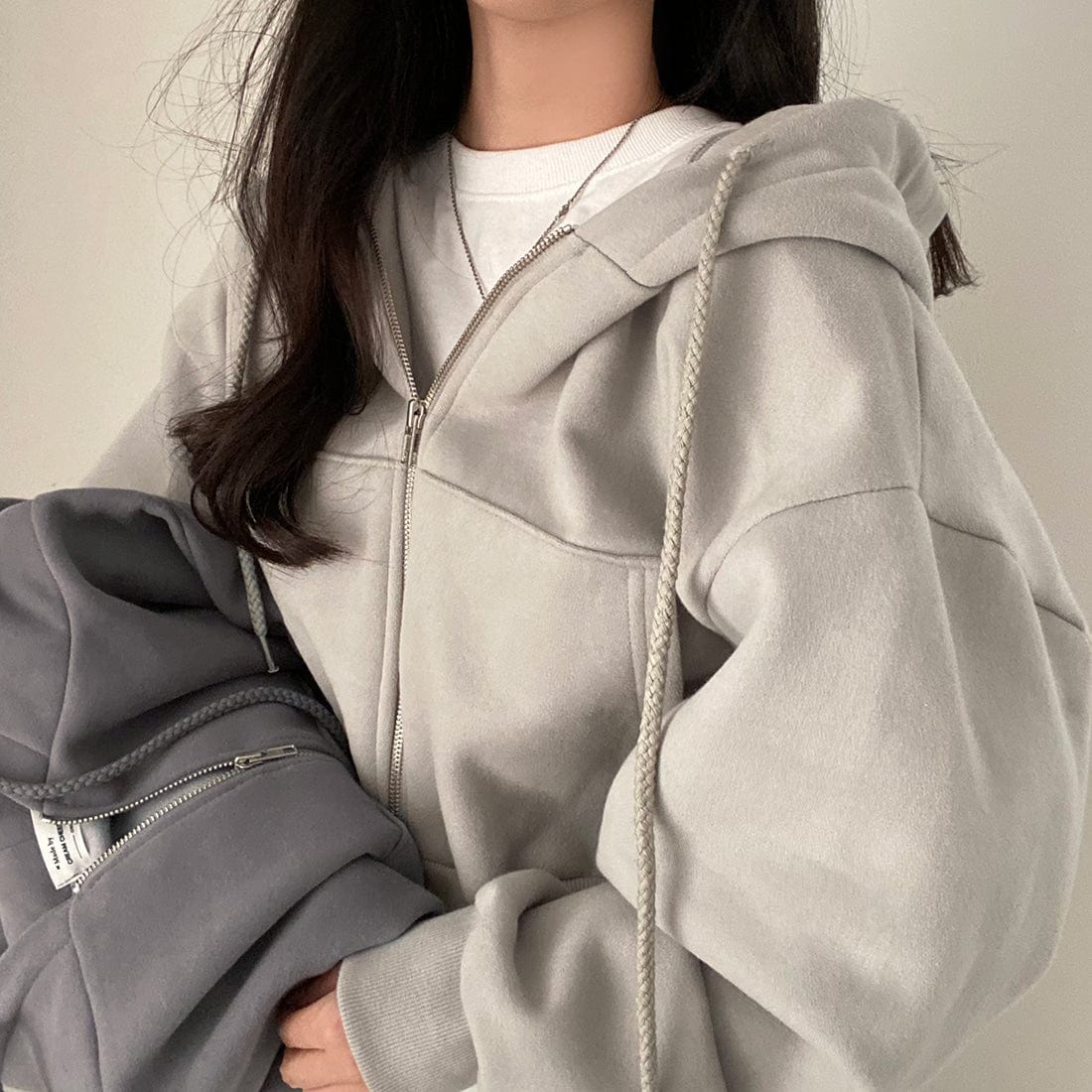 LP | Maglia casual con maniche lunghe e coulisse