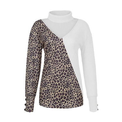 LP | Maglia patchwork con stampa leopardo 2024