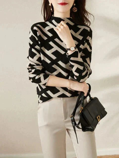 LP | Maglia a quadri da donna