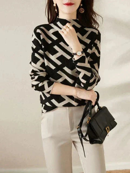 LP | Maglia a quadri da donna