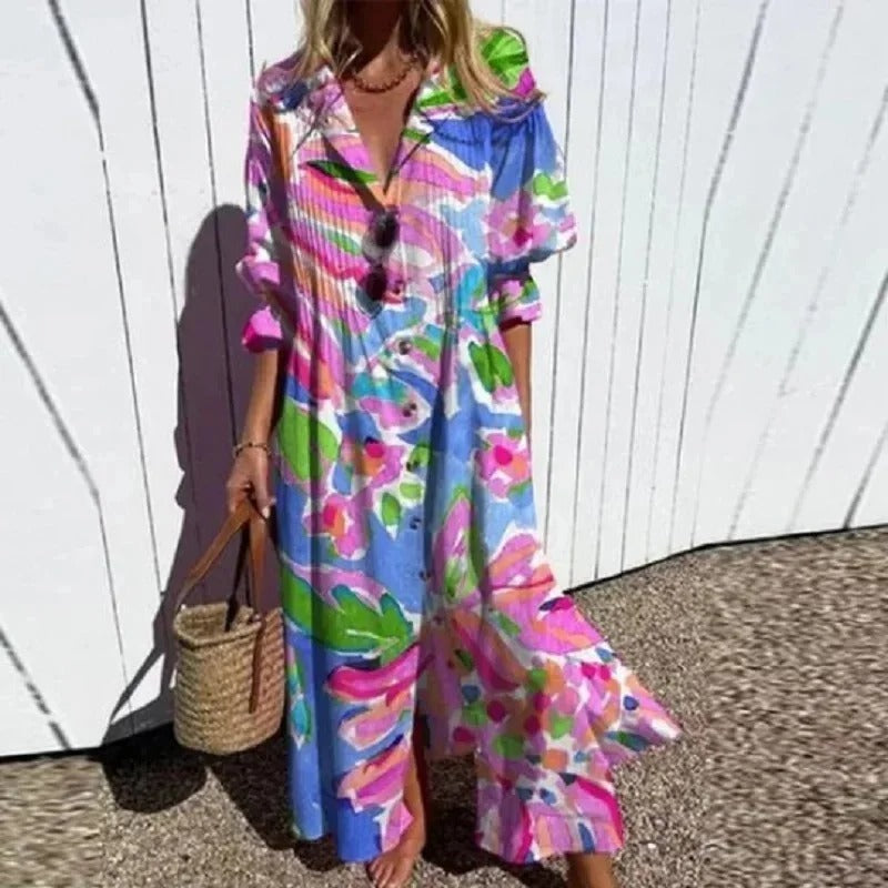 ER | Maxi abito classico boho