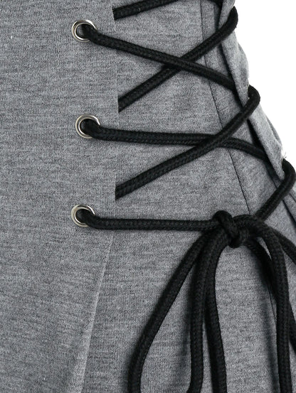 ER | Abito midi con cappuccio casual-chic