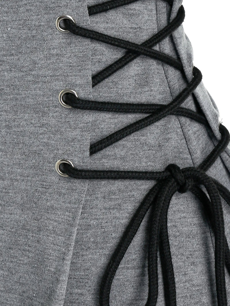 ER | Abito midi con cappuccio casual-chic
