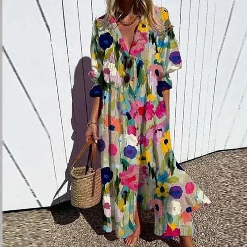 ER | Maxi abito classico boho
