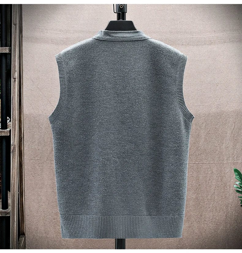 LP | Maglia casual senza maniche con scollo a V