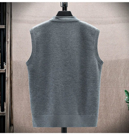 LP | Maglia casual senza maniche con scollo a V