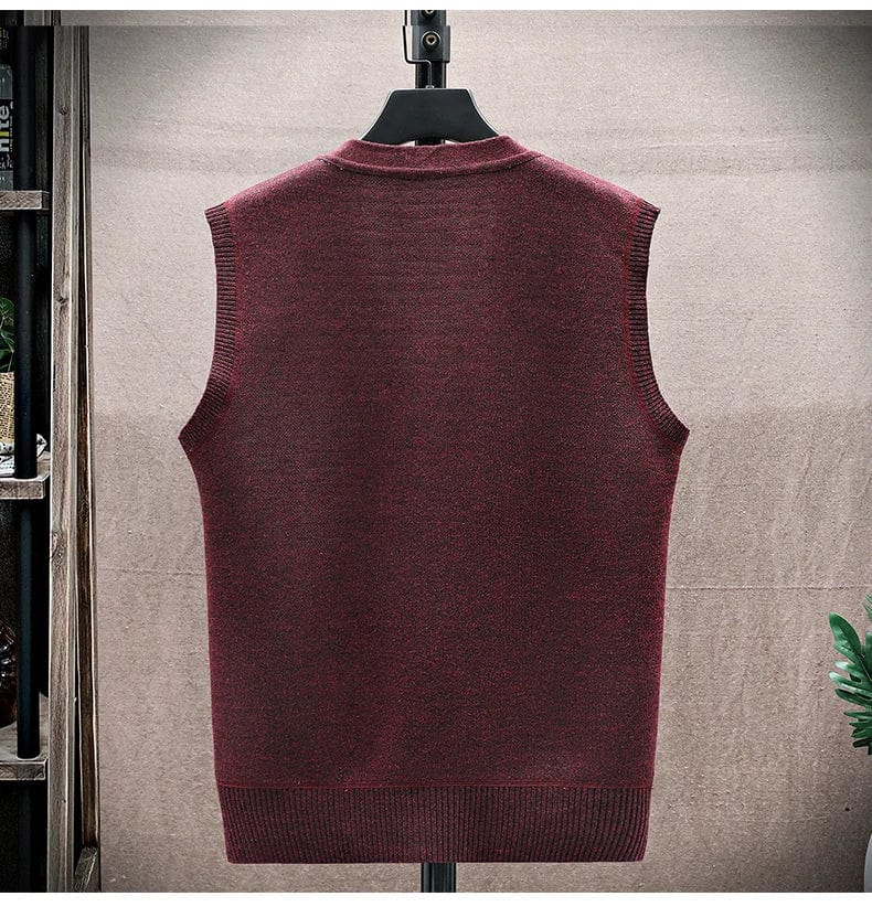 LP | Maglia casual senza maniche con scollo a V