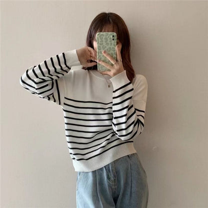 LP | Maglia solida a girocollo