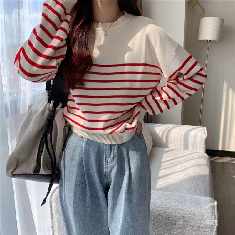 LP | Maglia solida a girocollo