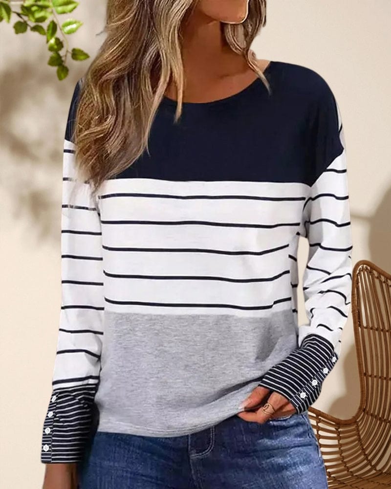 LP | Top con stampa a righe