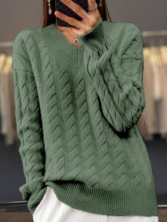 Maglione dal design curato