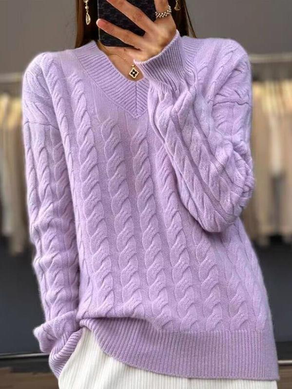 Maglione dal design curato