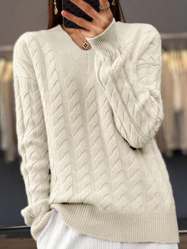 Maglione dal design curato