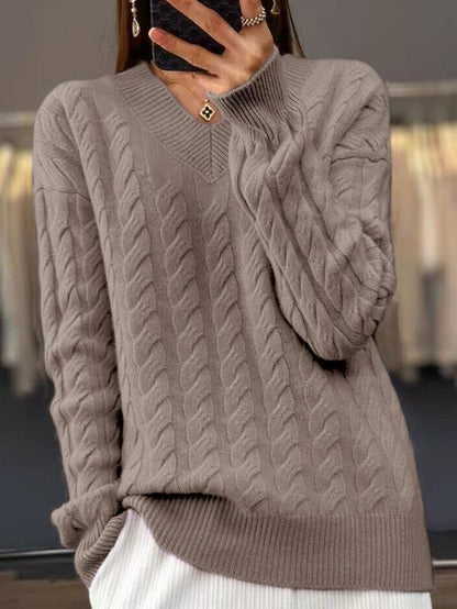 Maglione dal design curato