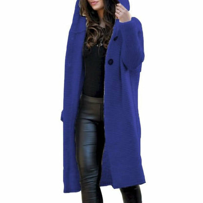 LP | Cappotto lungo da donna in maglia