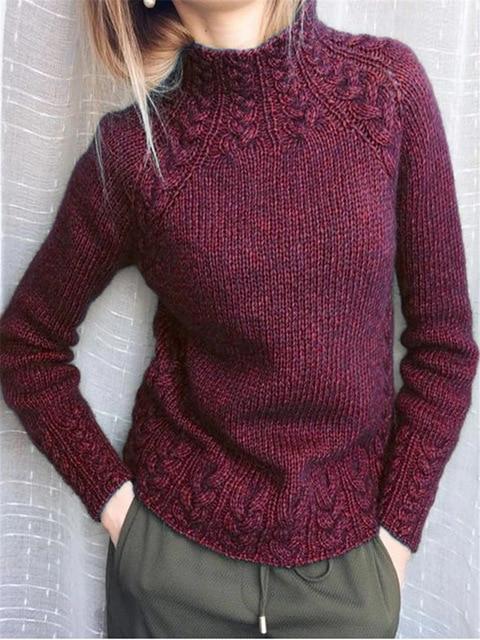 Maglione dal design curato