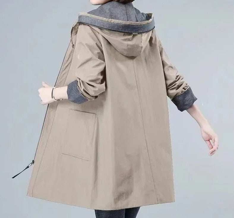 LP | Cappotto casual con cappuccio