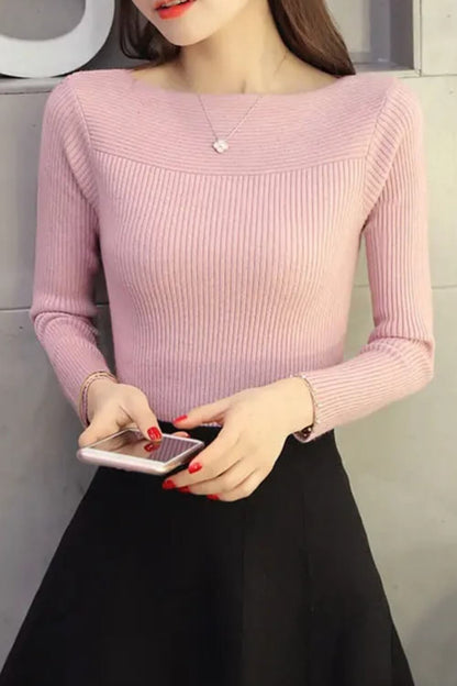 LP | Maglione coreano a tinta unita