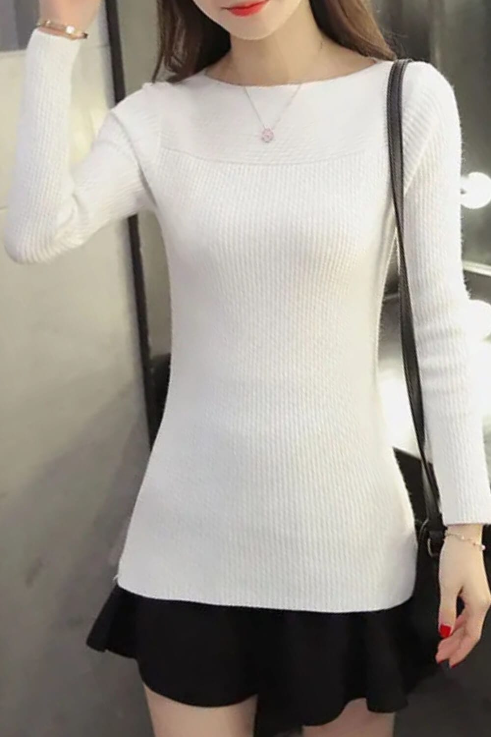 LP | Maglione coreano a tinta unita