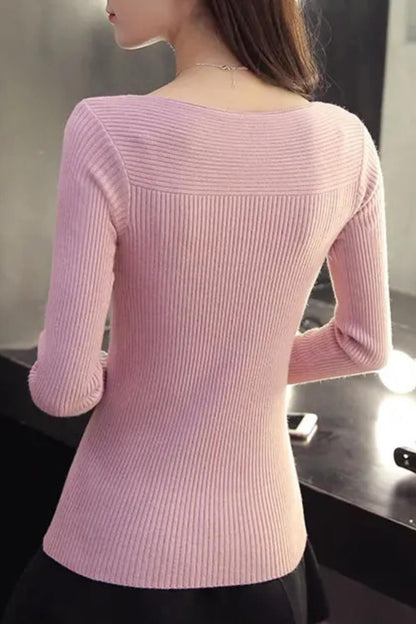 LP | Maglione coreano a tinta unita