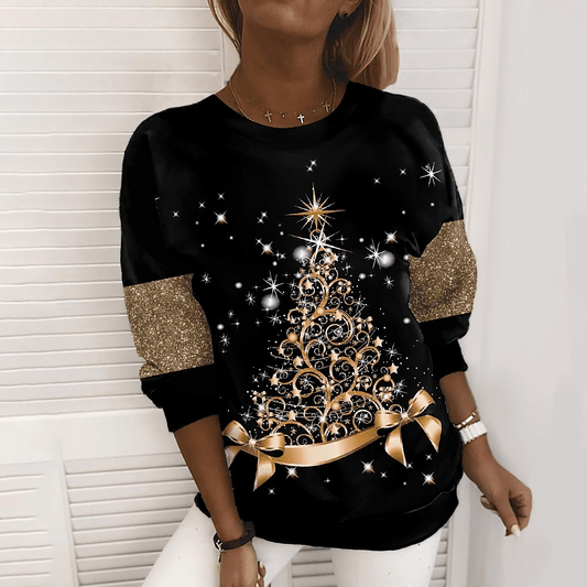 LP | Elegante maglione con albero di Natale