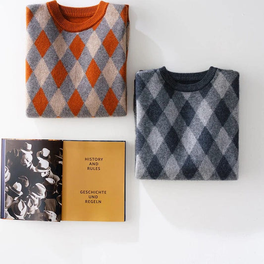 LP | Maglia in lana colorata con scollo a O 2024